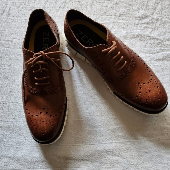 Cole Haan ZeroGrand Wing‎ Oxford British Tan Sz. 8 Shoes main image 6